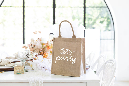 Reusable Gift Tote - Let's Party