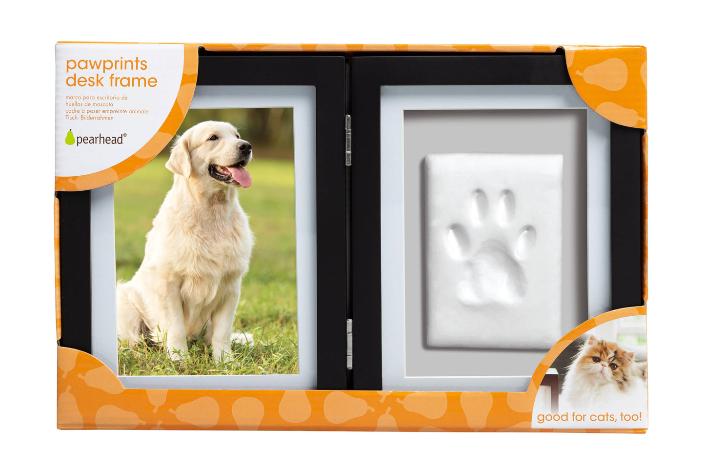 Pearhead - Pawprints Keepsake Photo Frame & Clay Impression Kit