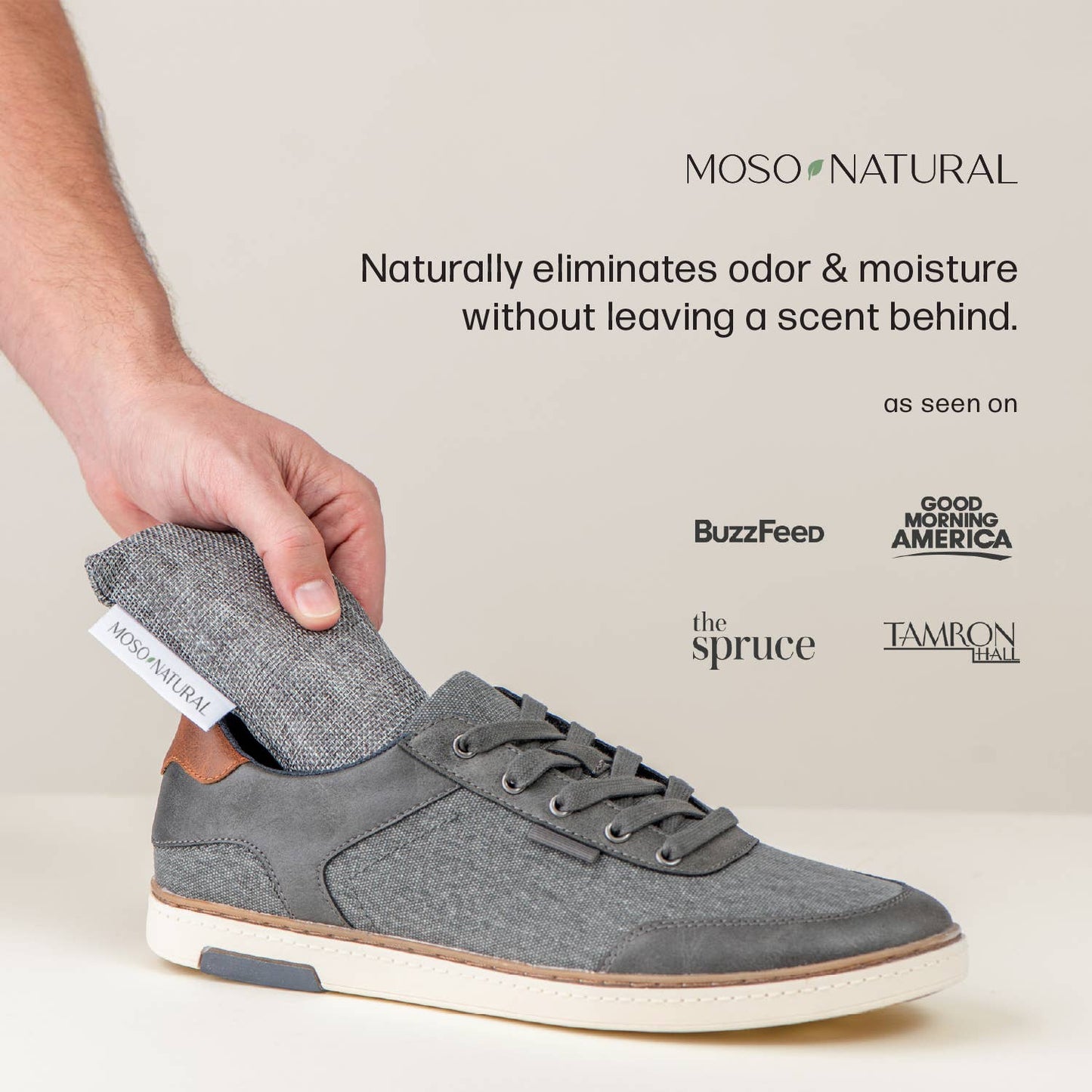Shoe & Sport Gear Deodorizers w/ Bamboo Charcoal, 2PK