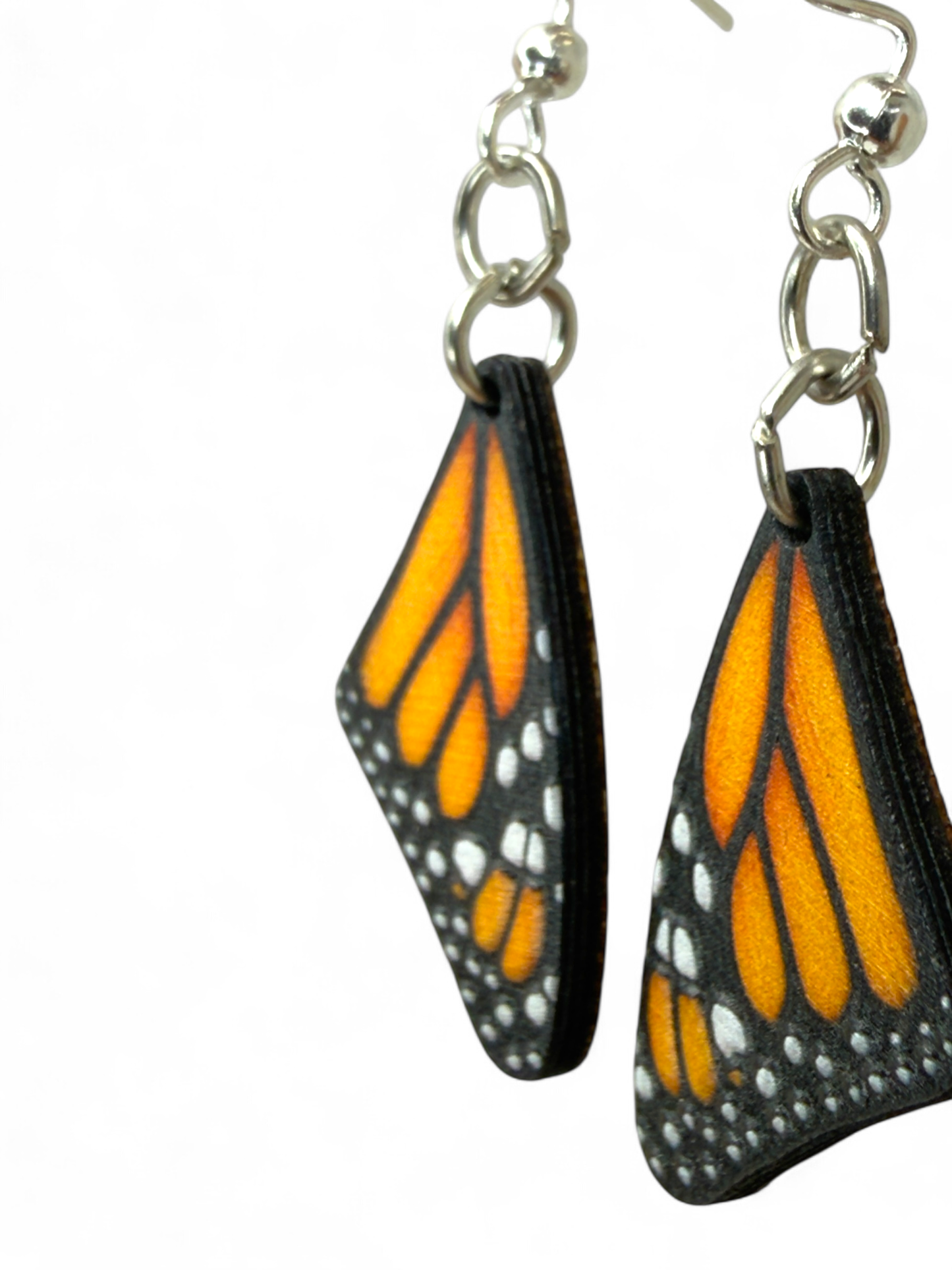 Green Tree Jewelry - Monarch Butterfly Sleeping Wing #1916