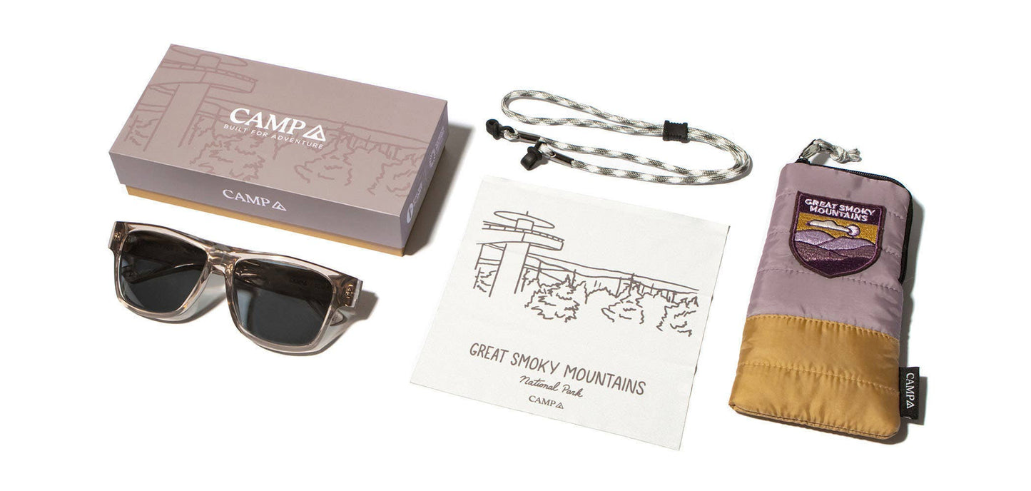 CAMP Eyewear - CAMP Cliff Sunglasses - Great Smoky Mt Engraved Edition