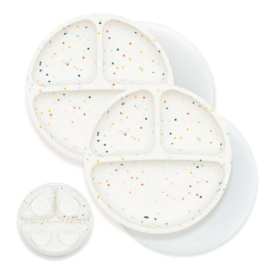 WeeSprout - Silicone Divided Suction Plates – Set of 2