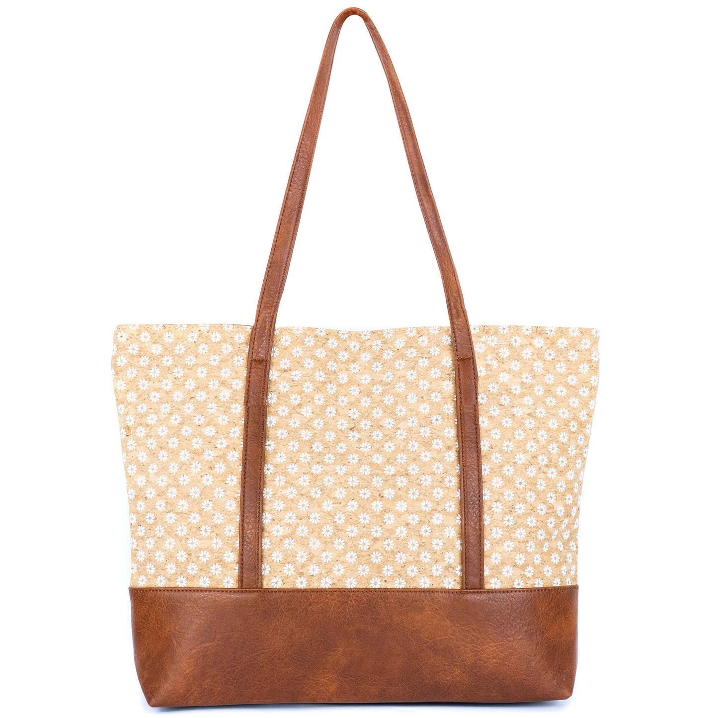 Cork Tote Bag with Vegan Leather Straps BAG-2371