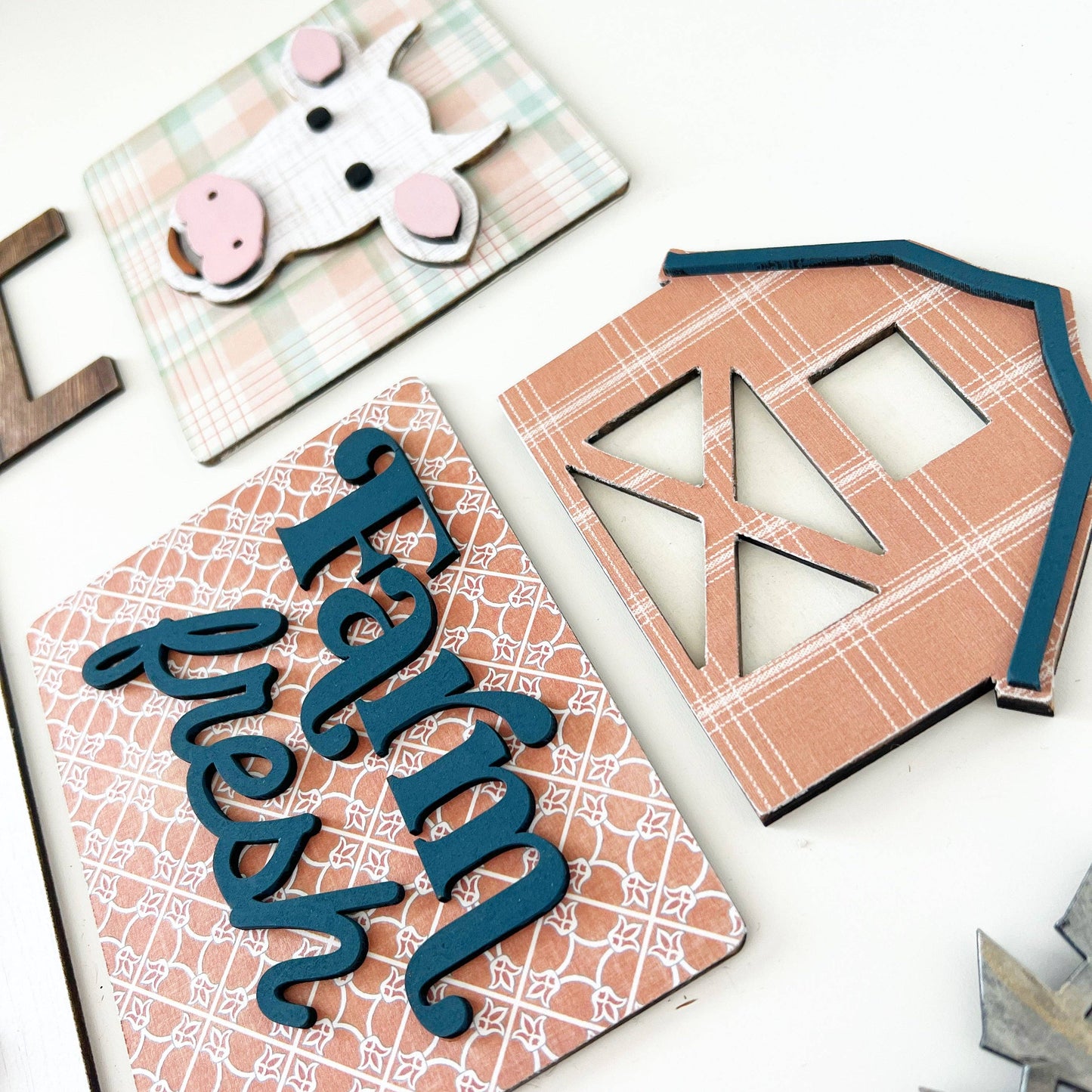 Tiered Tray Set - Farm Fresh DIY wood craft