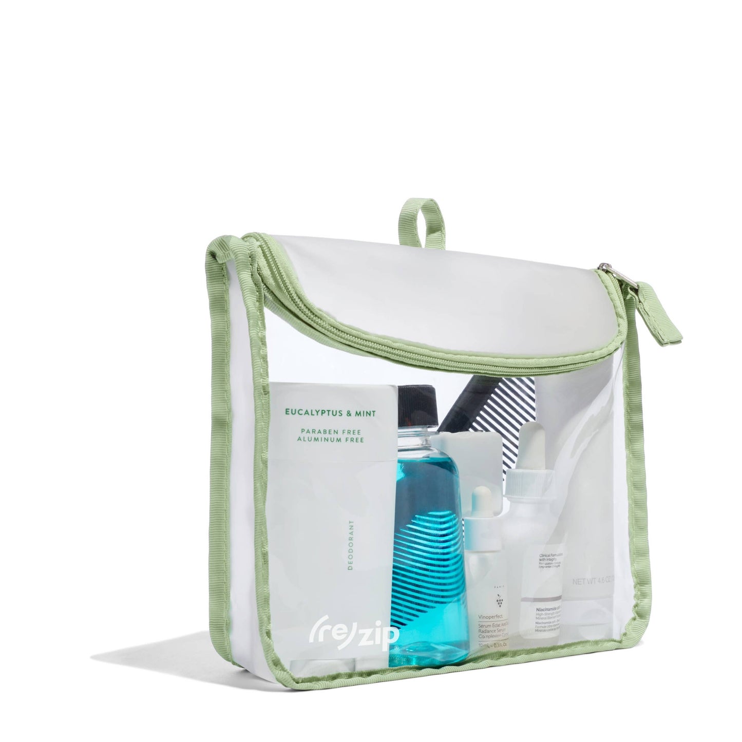 TSA-Compliant Reusable Zippered Travel Bag - Quart