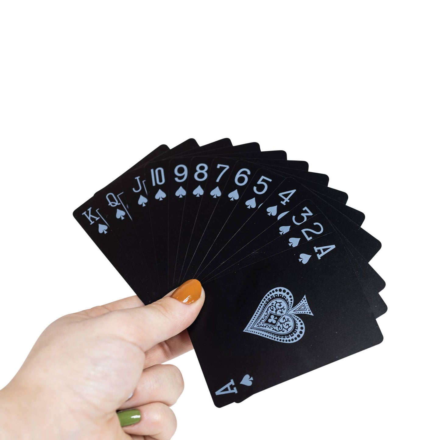 Men's Black Edition Waterproof Card Deck | Plastic
