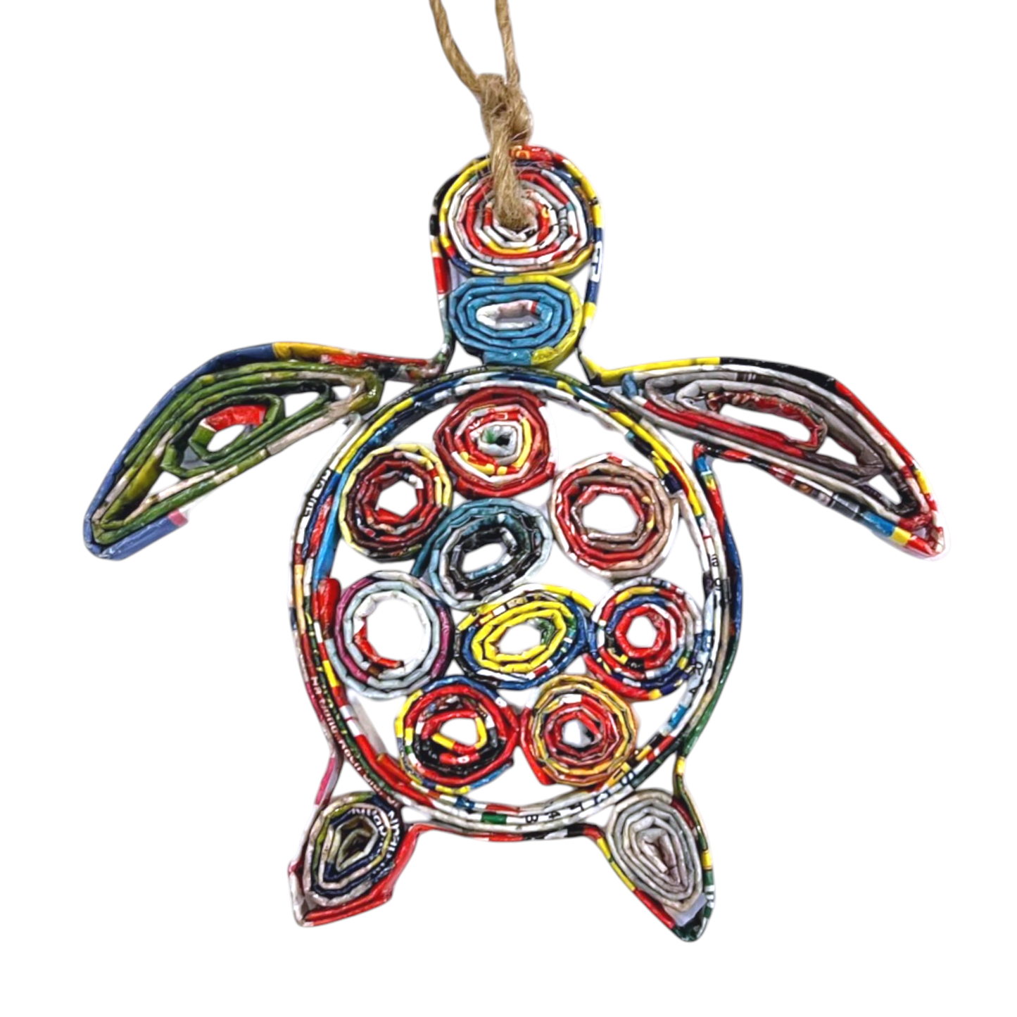The Upcycled Paper Company - Turtle Ornament - Recycled Paper