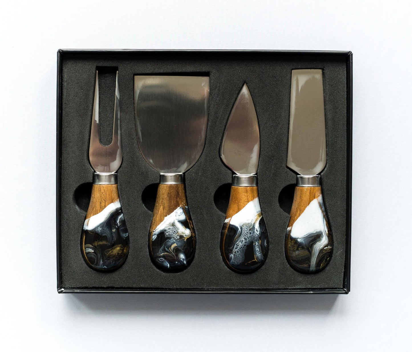 Resin Coated Cheese Knife Set - Set of 4 - NO TARIFFS!