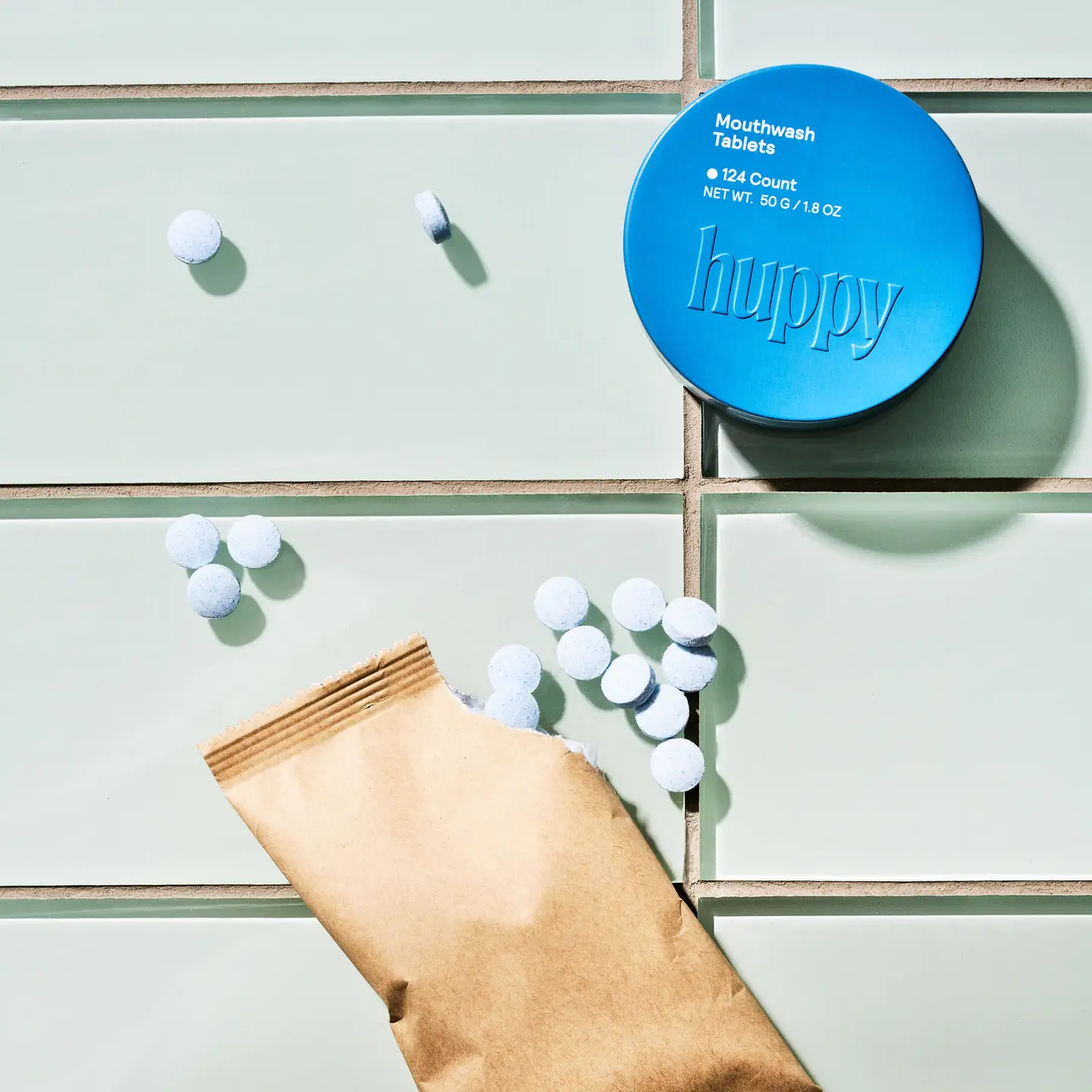 Alcohol-Free & Fluoride-Free Mouthwash Tablets | Refill