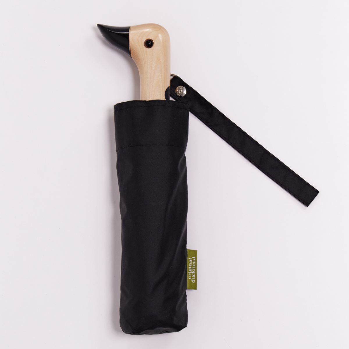 Original Duckhead USA - Classic Black Compact Eco Friendly Duckhead Umbrella