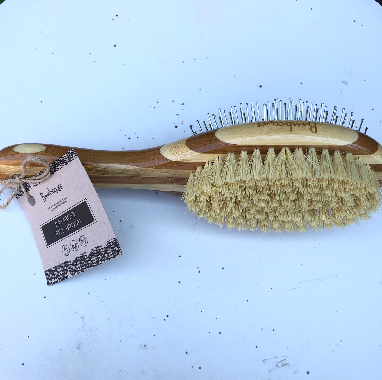 Bamboo Dog & Pet Grooming Brush | Earth Day Bestseller