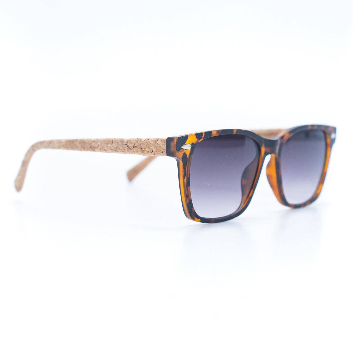 Men's Cork Sunglasses with UV Protection Lenses and Glasses