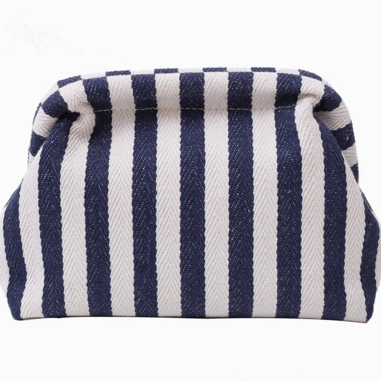 Cute Striped Makeup Pouch