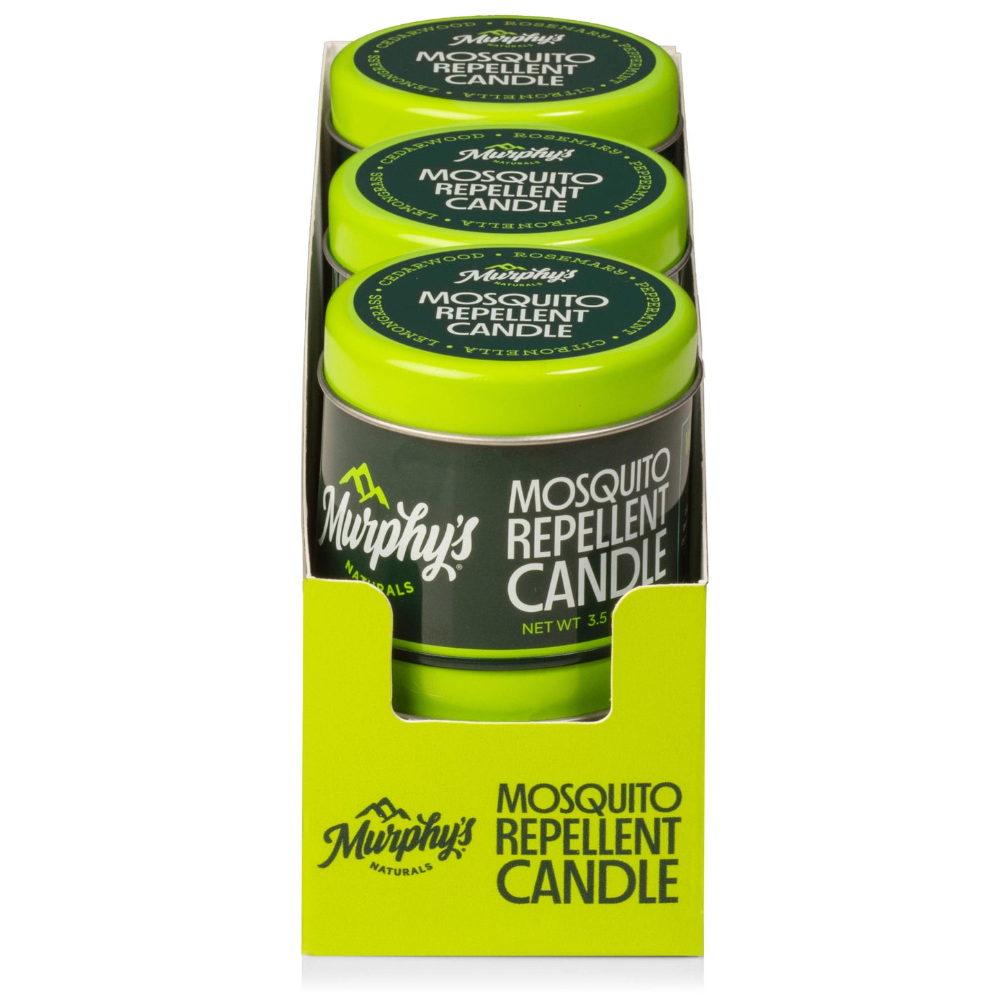 Murphy's Naturals - Mosquito Repellent Candle (9oz) - Display of 6