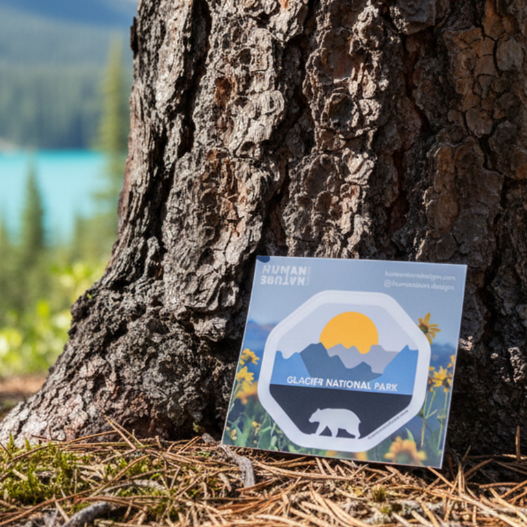 Glacier National Park Sticker - Montana Sticker + Souvenir