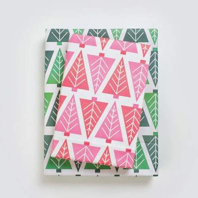 Wrappily Eco Gift Wrap Co. - Tannenbaum • Double-sided Eco Wrapping Paper • Holiday
