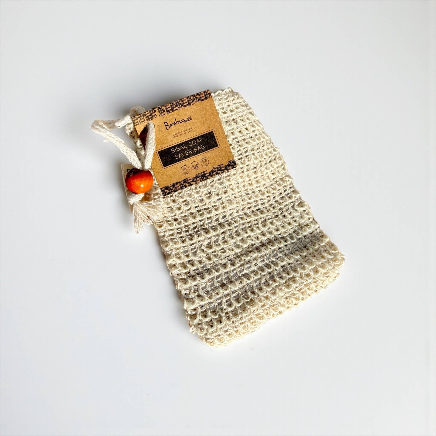 Compostable Sisal Soap Saver Bag | Earth Day Bestseller