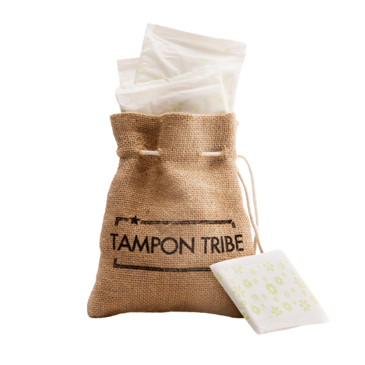 Tampon Tribe - Organic Cotton Pads - 10 Ultrathin with Wings