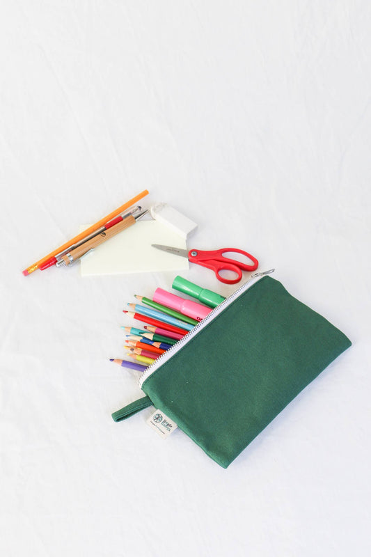 Organic Cotton Zipper Pouch - Simple Ecology