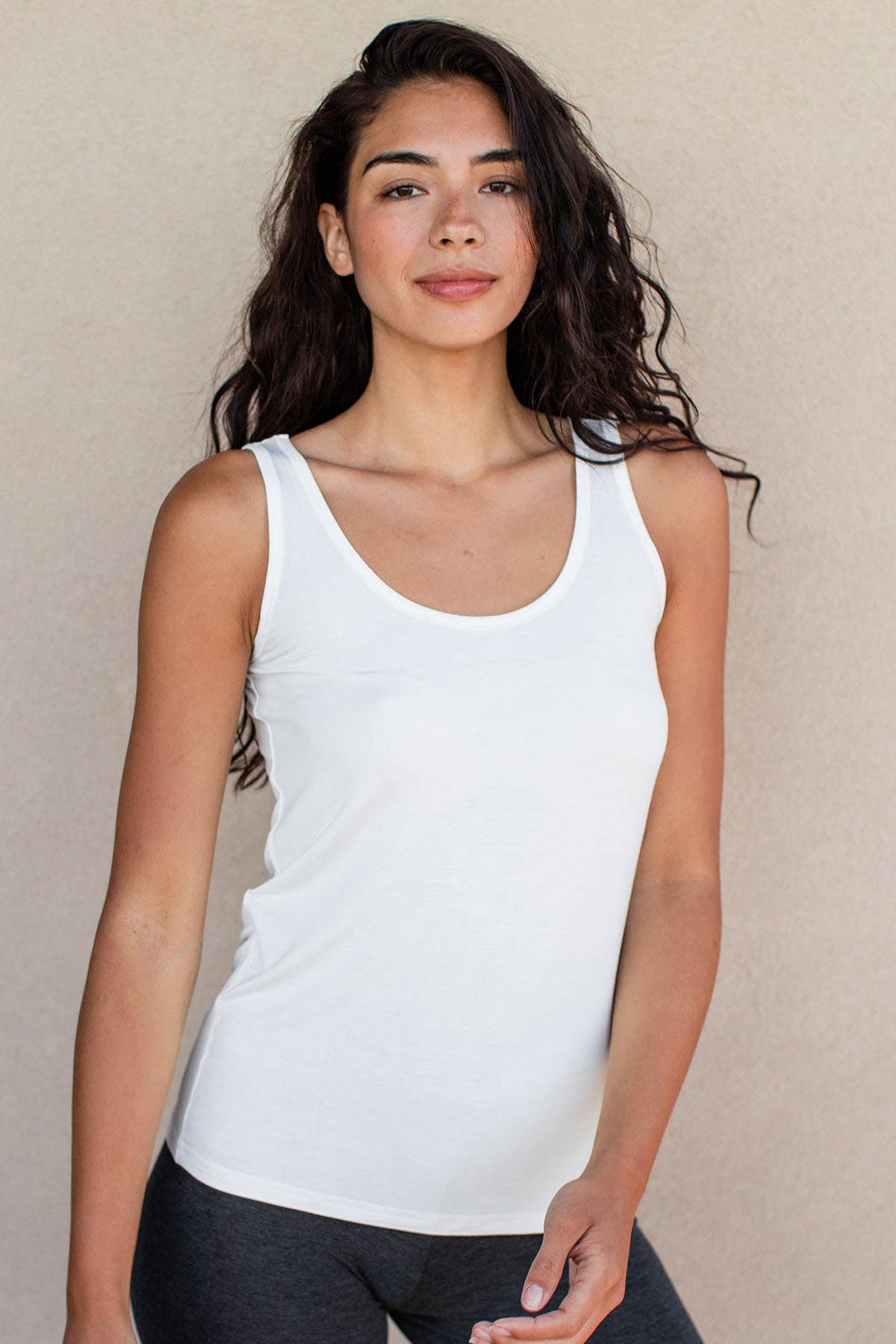 YALA - Zia Layering Bamboo Tank Top