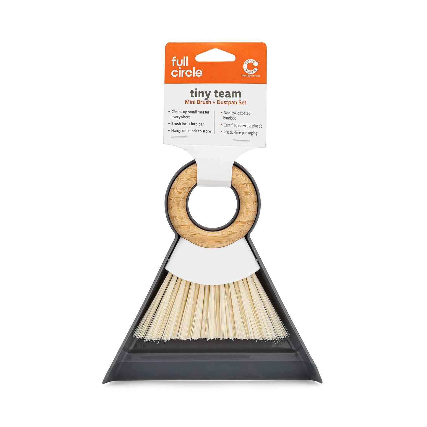 Full Circle Home - Tiny Team Mini Broom and Dustpan