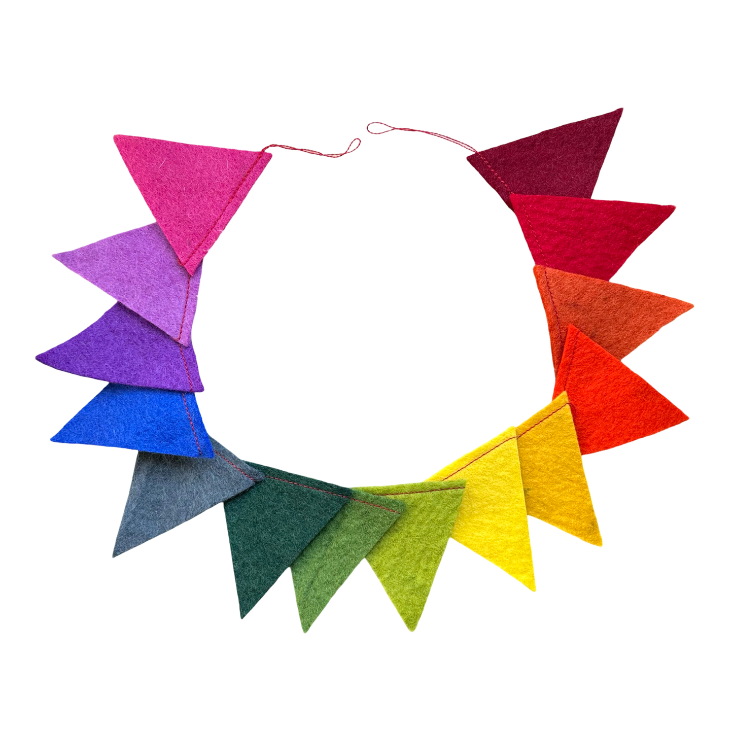 Rainbow Felt Bunting