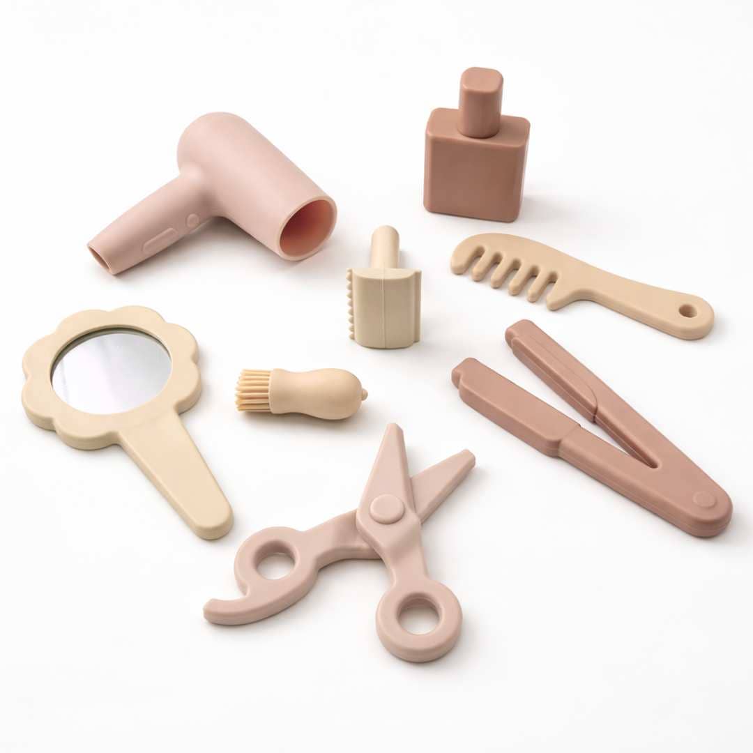 Silicone Hair Stylist Play Set