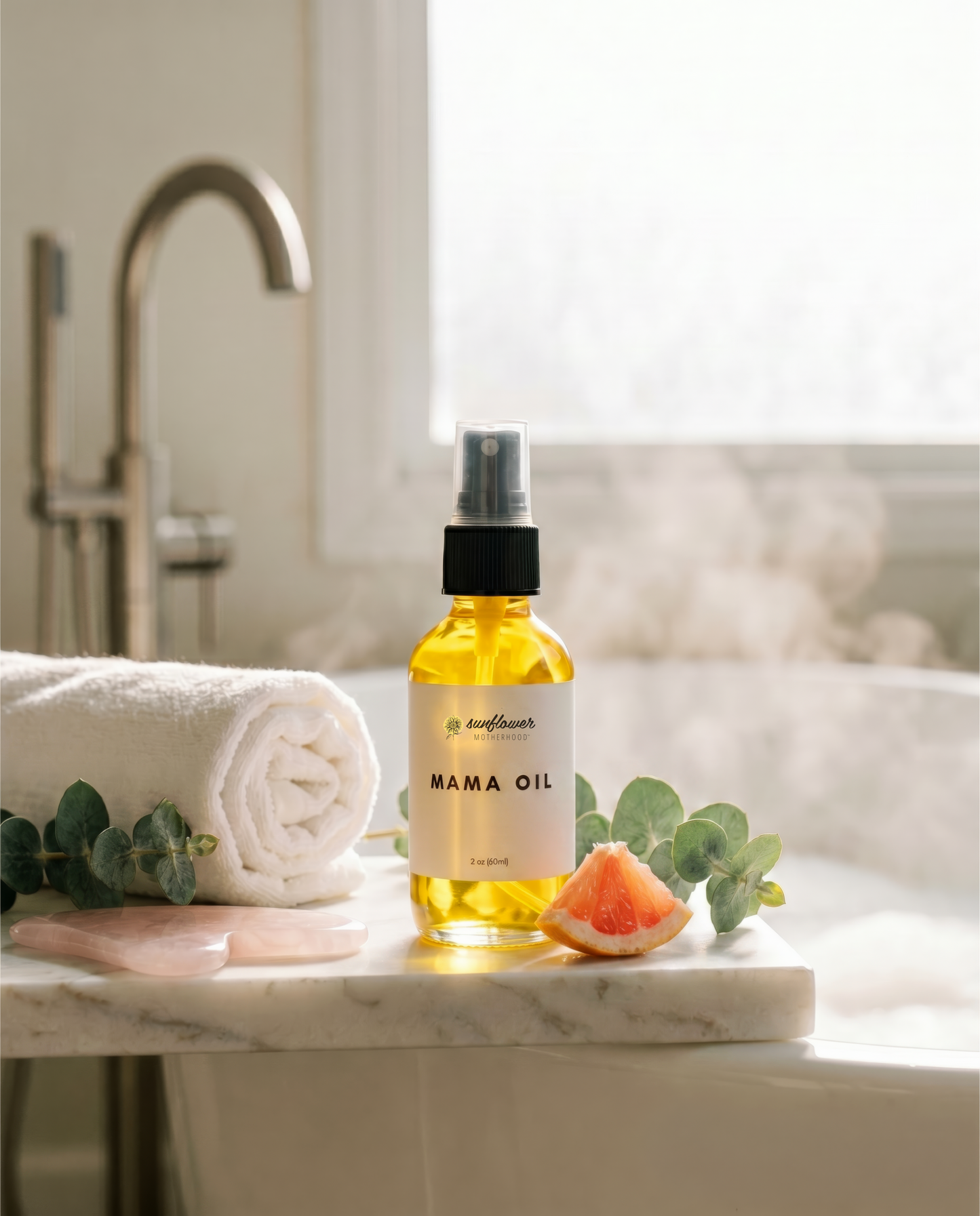 Sunflower Motherhood - Mama Oil | Hydrating Maternity Belly Oil Natural Ingredients