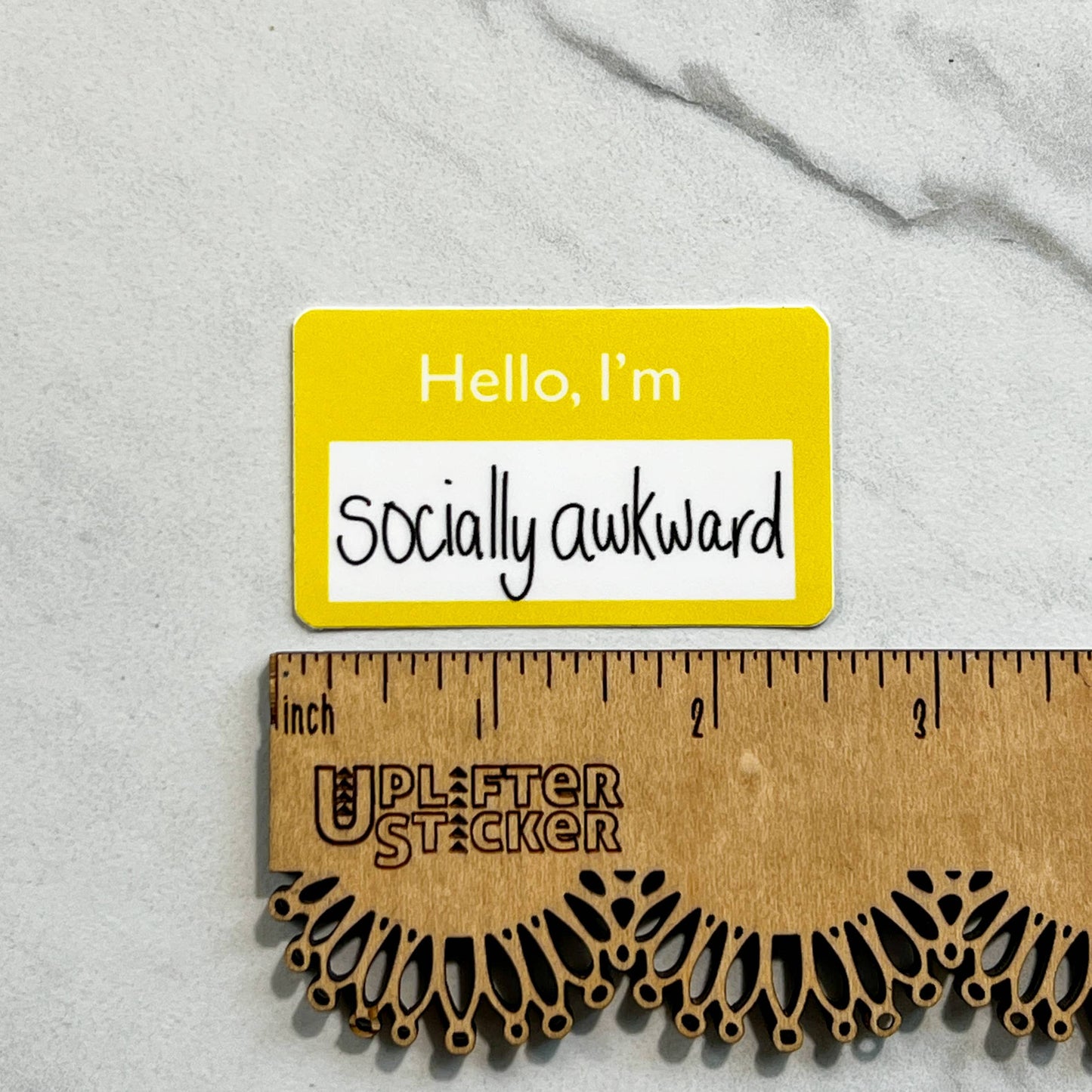 Uplifter Sticker - Socially Awkward Sticker