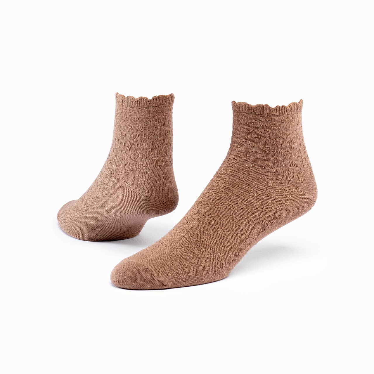 Maggie's Organics - Organic Cotton Socks - Scallop Quarter