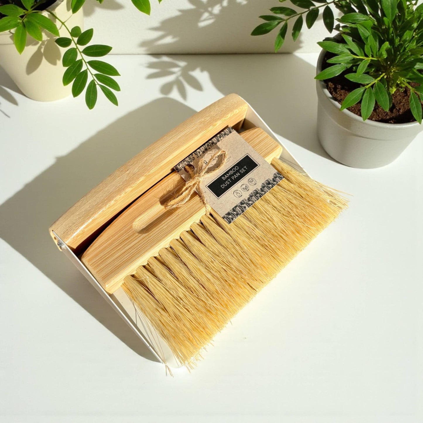 Bamboo Dust Pan & Bamboo Brush | Earth Day Bestseller