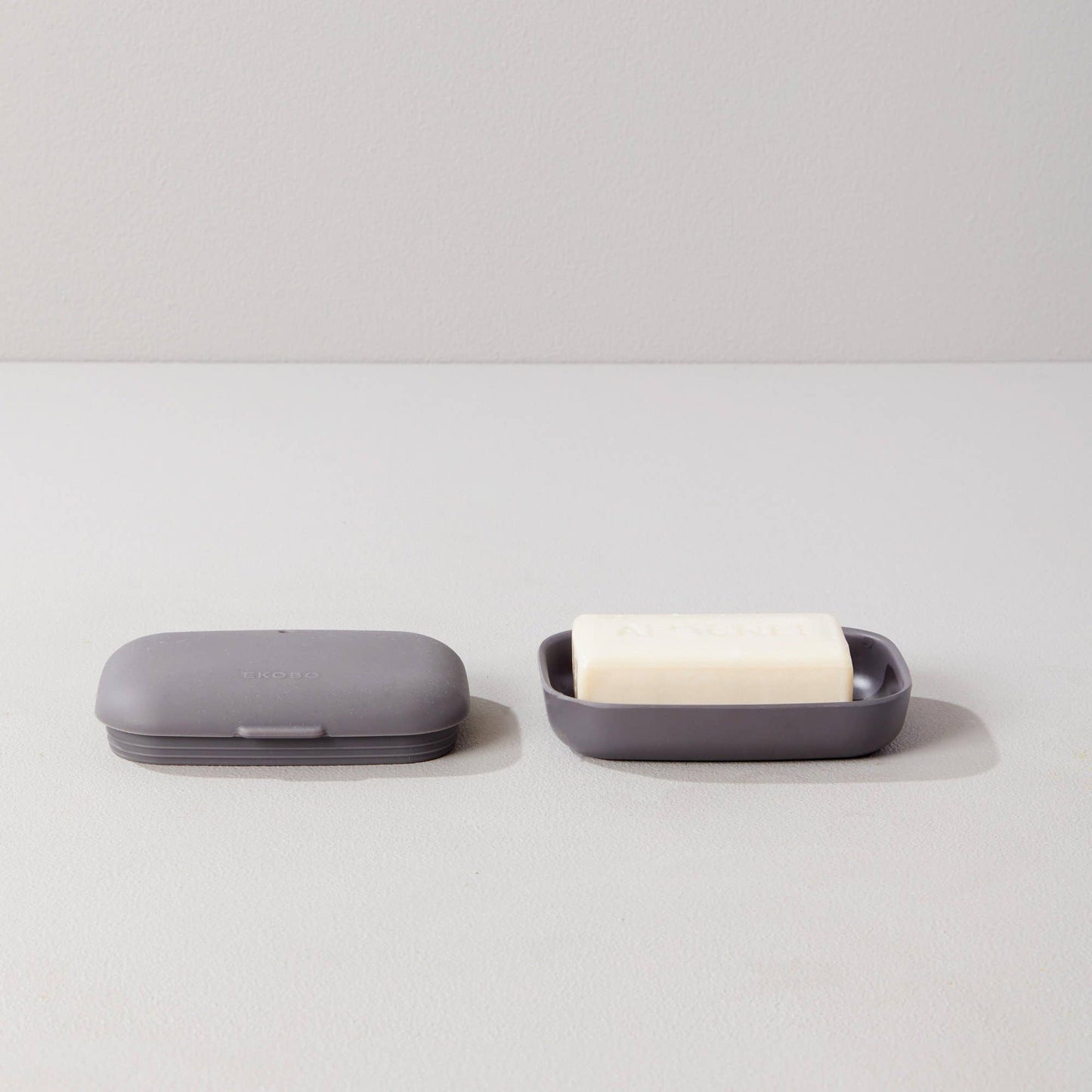 Rectangular Travel Soap Box - Smoke