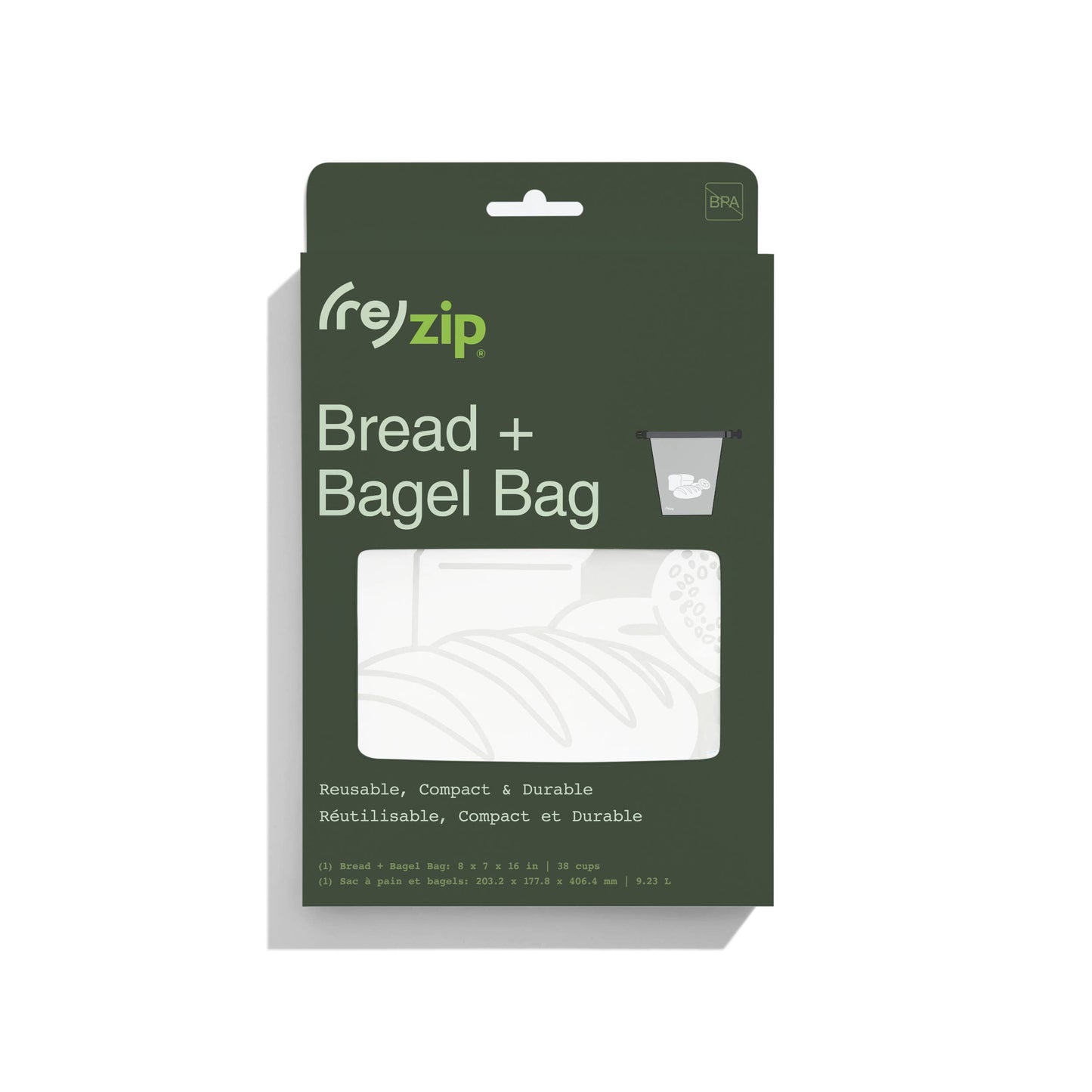 Reusable Roll Top Bread & Bagel Bag