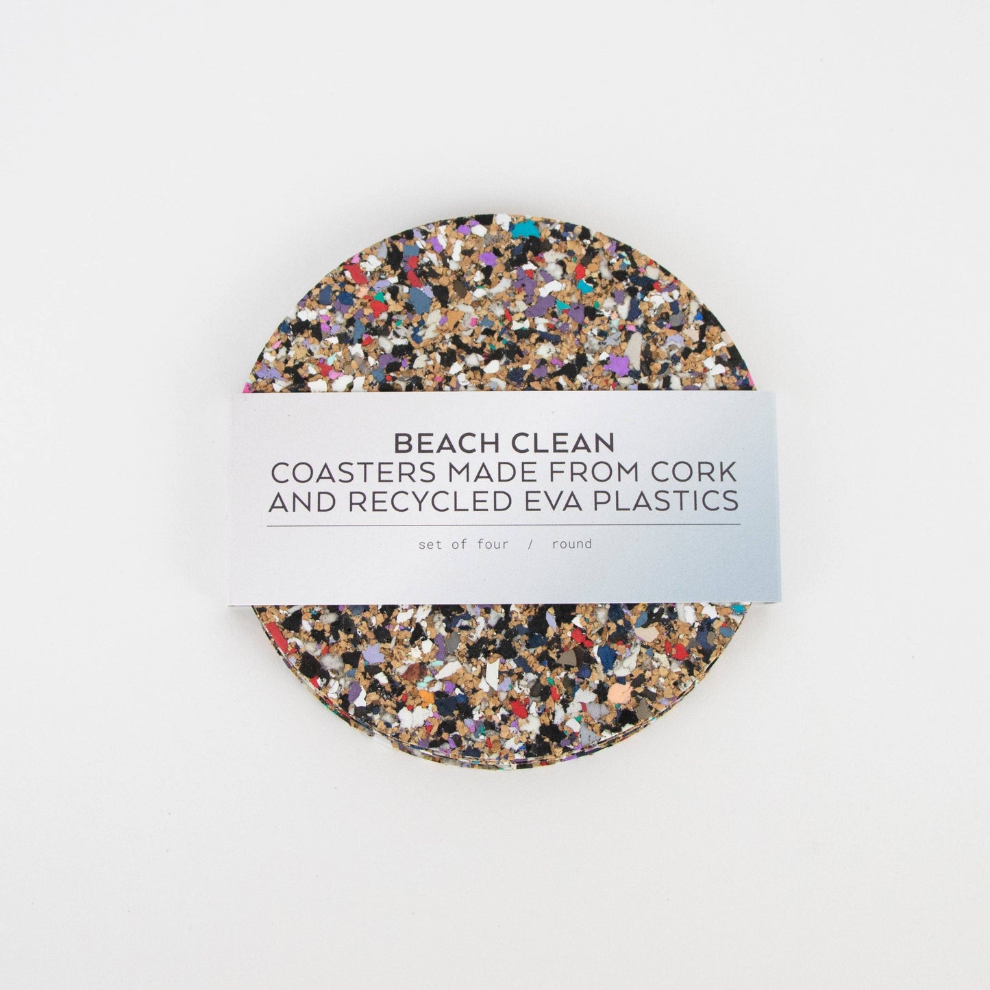 Beach Clean Coasters | Round | Set of 4
