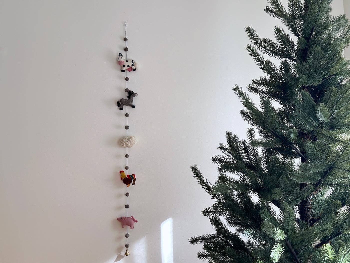 Felt Farmland Animal Garland