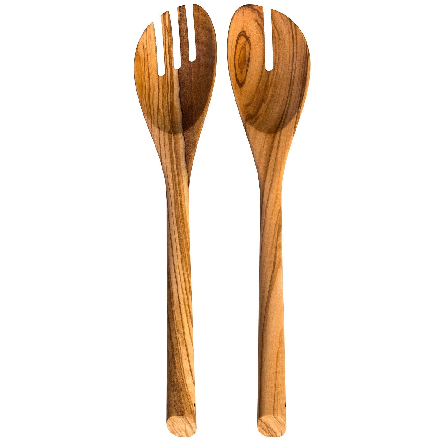 Totally Bamboo - Rock & Branch® Olive Wood Salad Serving Set