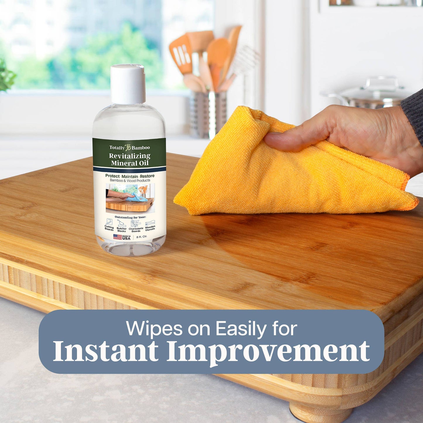 Revitalizing Mineral Oil for Cutting Boards, 8 Oz.