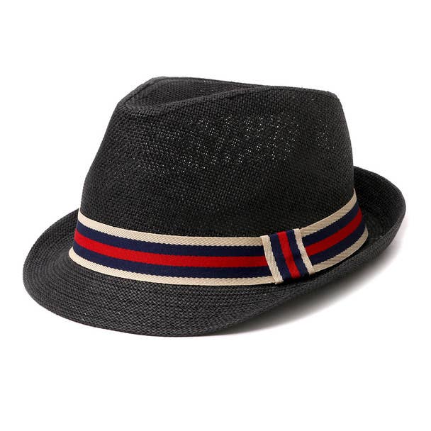 Men's Fedora Hat with Striped band
