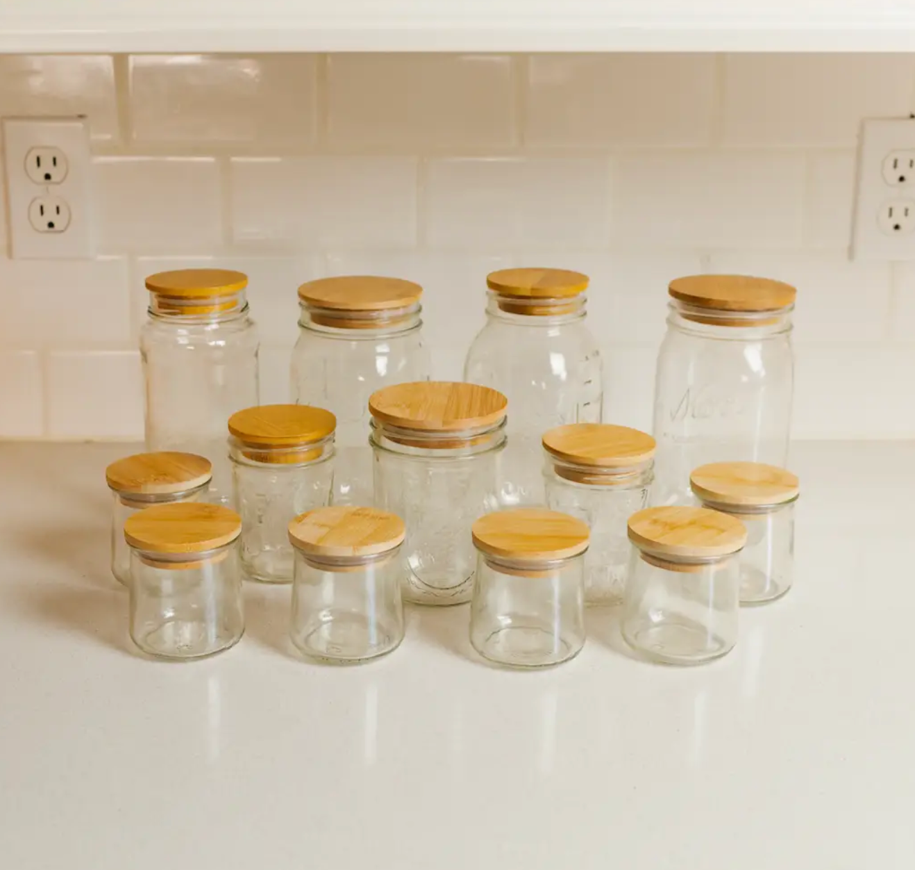 Bamboo Mason Jar Lid | Standard Mouth | Earth Day Bestseller