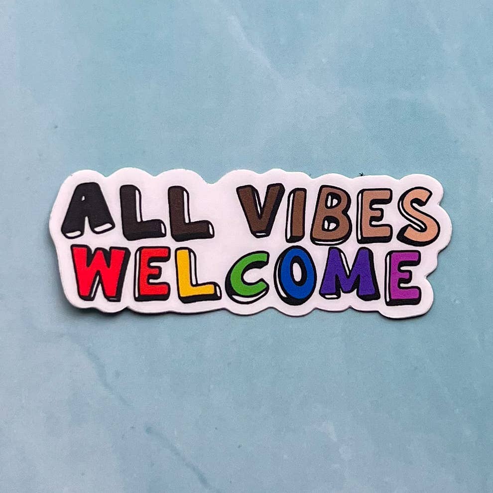 Uplifter Sticker - All vibes welcome sticker
