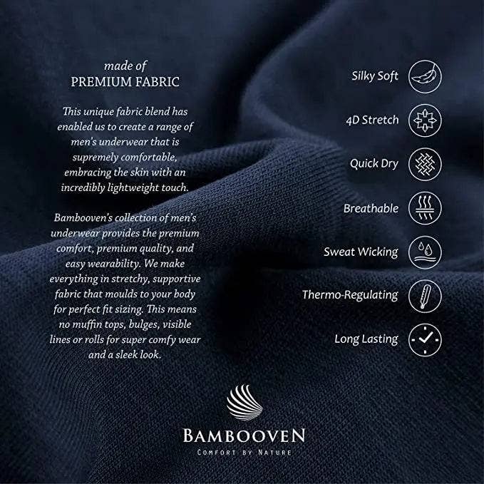 Bambooven - Men's Bamboo Crew Neck Undershirts (3-Pack)