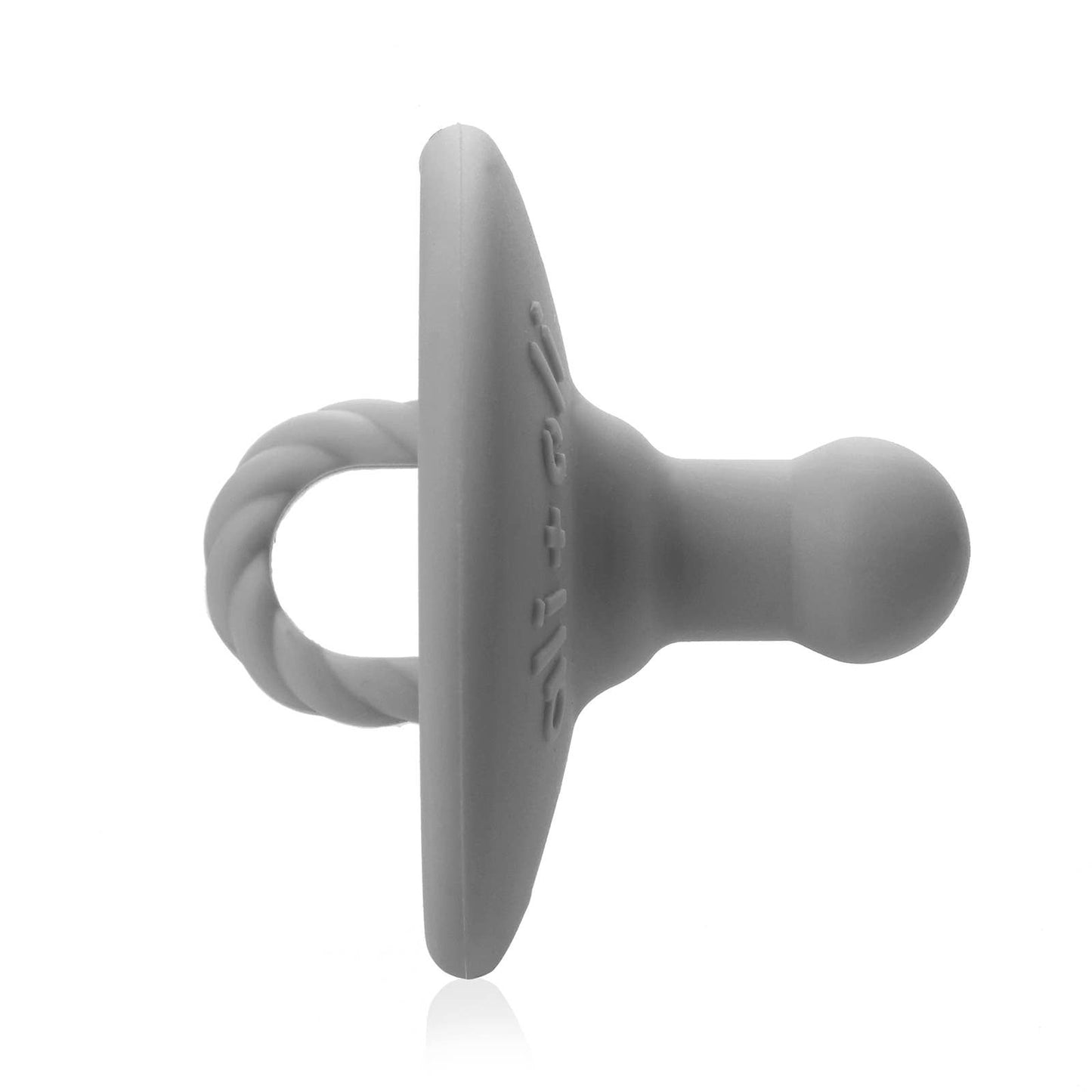 Ali+Oli - Pacifier Set Round (Iron & Sky)