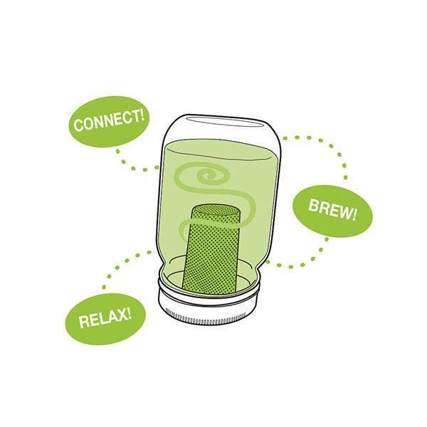 Fox Run Brands - Jarware Tea Infuser Lid for Regular Mouth Mason Jar