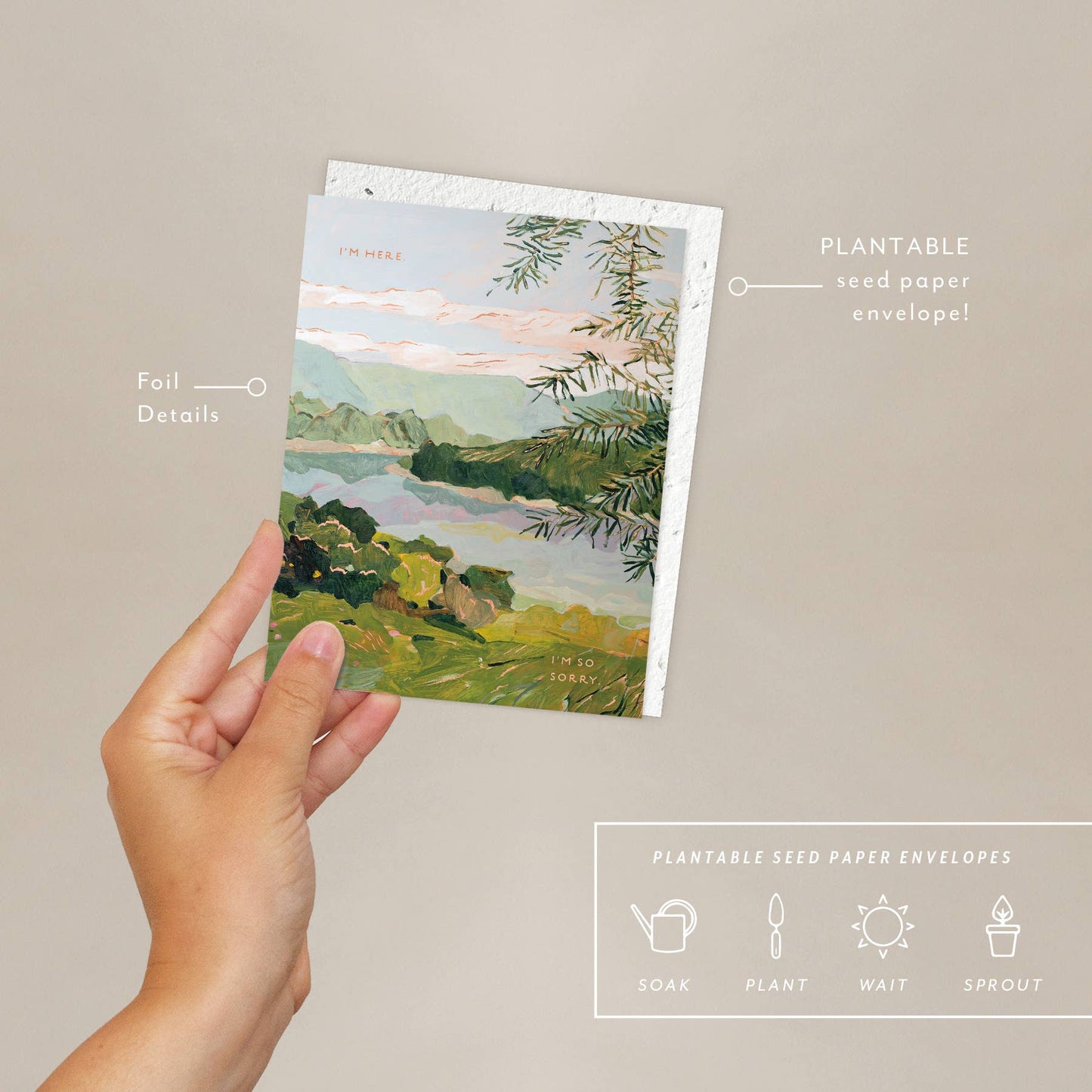 River Bank - Sympathy Card