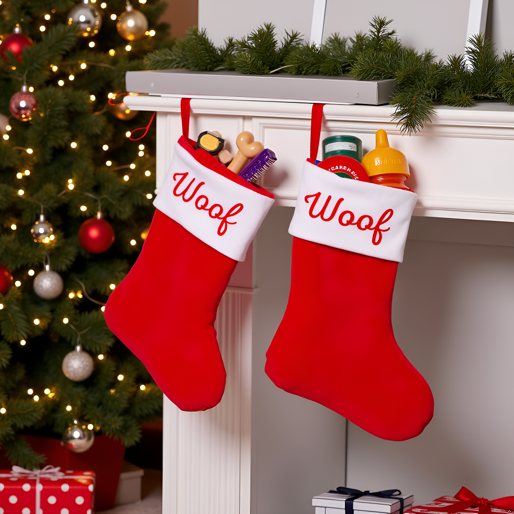 Pearhead - Woof Dog Christmas Stocking