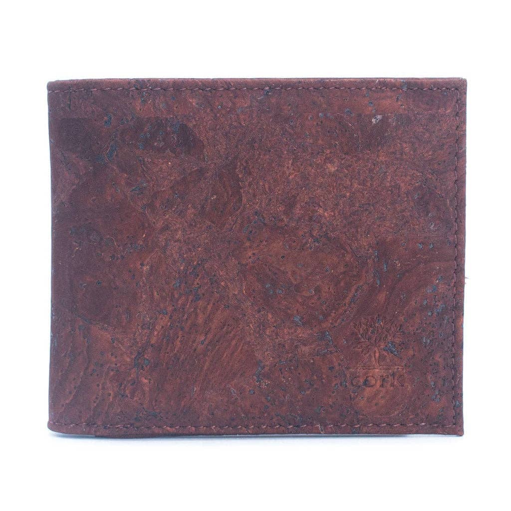 Meninas Bonitas Cork - Brown Cork Men's Wallet with Box Packaging BAG-2254