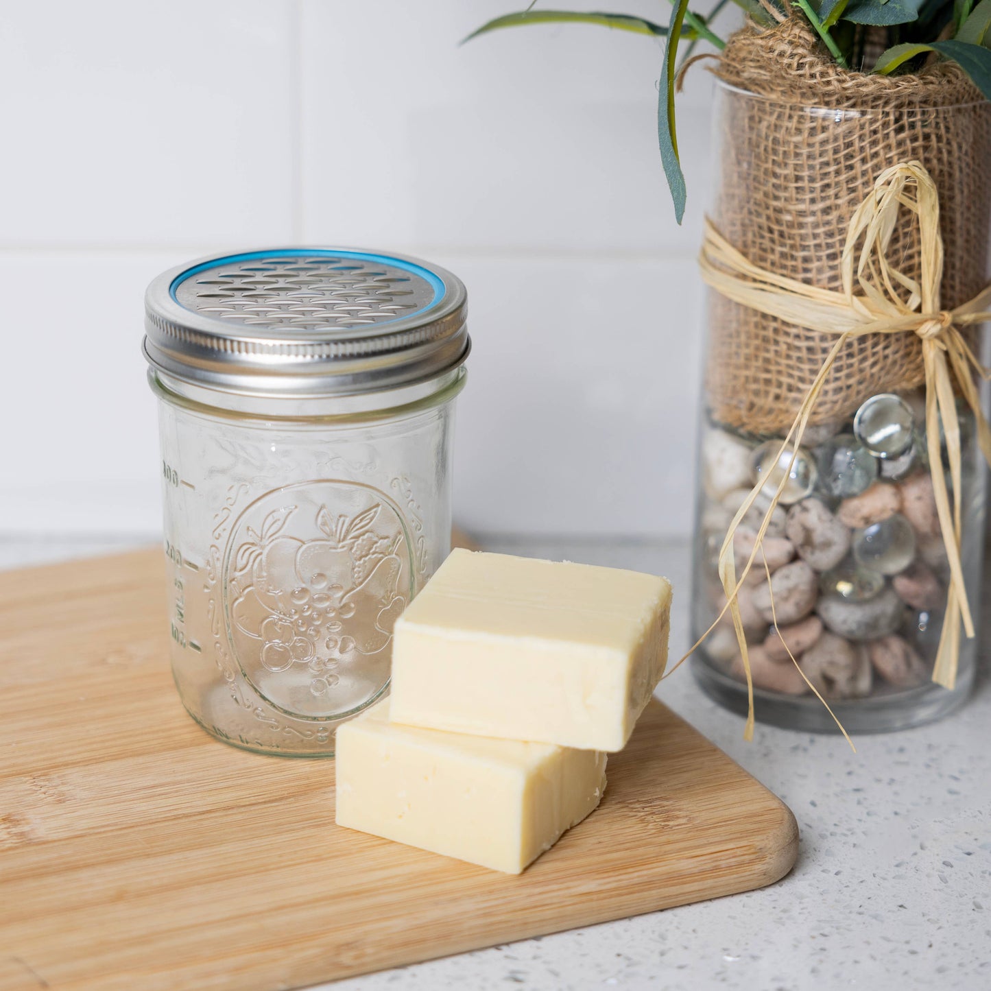 Fox Run Brands - Jarware Stainless Steel Citrus Zester and Cheese Grater Lids
