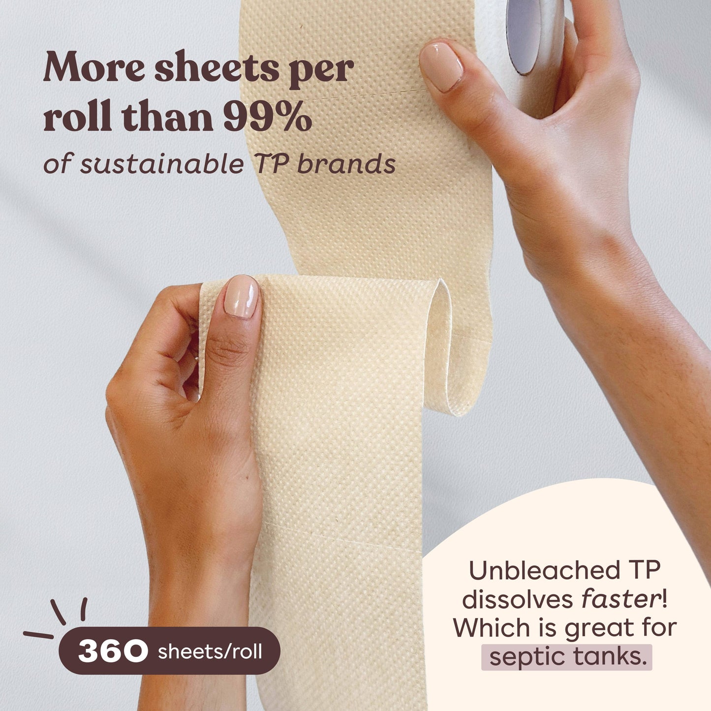 Bamboo TP Pallet - 24 Boxes/36 Rolls | White & Natural Brown