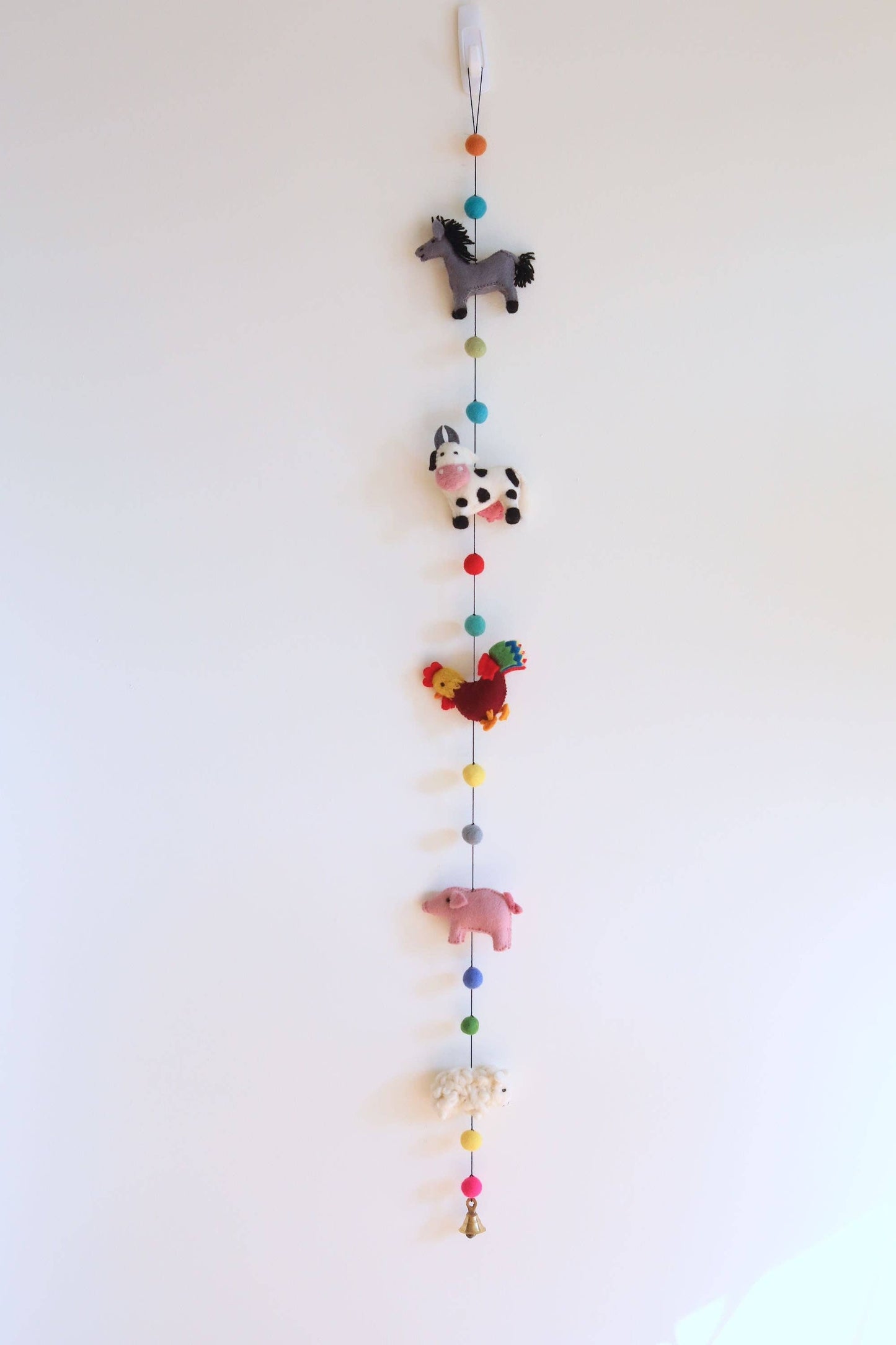 Felt Farmland Animal Garland