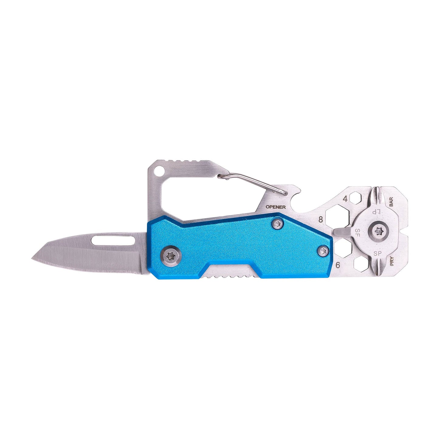 Stainless Multi-Tool Carabiner | Clip-On EDC Gear Tool
